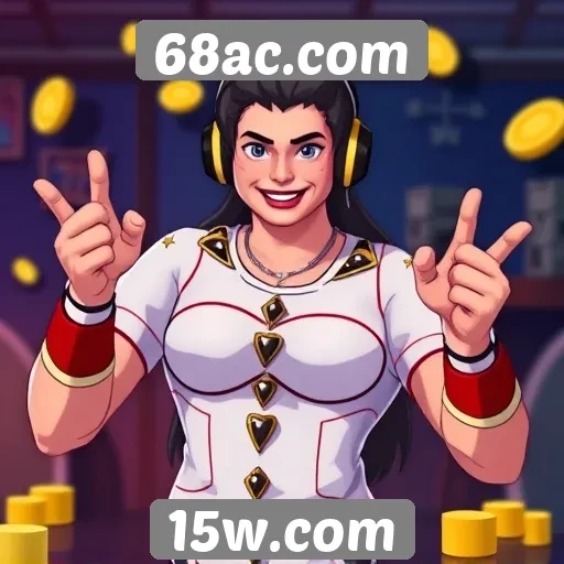 Recursos interativos do site 68ac.com para jogadores