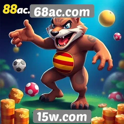 Variedade de jogos disponíveis no 68ac.com
